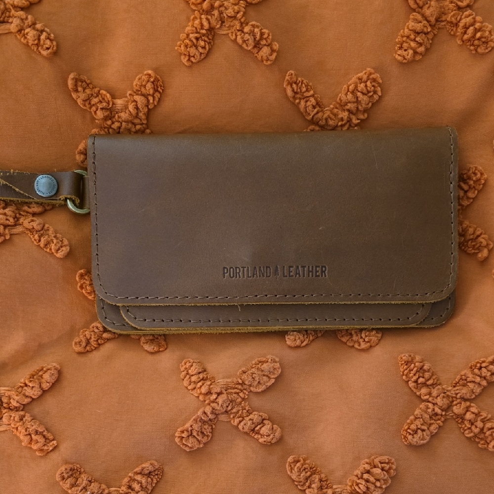 Portland Leather Rich Brown Wallet